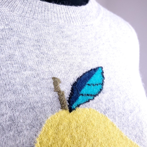 J.CREW pear print wool sweater - Picture 3 of 5